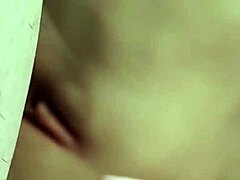 Boldly penetrate her ass deeply then unleash cum spray covering every inch of her ass.