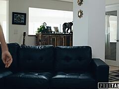 Overwhelmed Stepmom Catches Teen with Step-Uncle and Feels Compelled to Join Their Taboo Threesome Licking Session