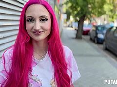 hey, i caught this busty friki victoria arias in a super hot contest with doggystyle sex and cum in mouth