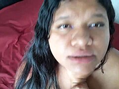 They touch my swollen big pussy lips. A delicious homemade afternoon of sex with my muscular friend.