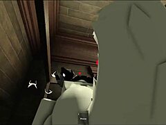 Enmascarado Folla A Una Chica Cosplayer Descansando Casi Se Corre Dentro