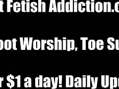 I have goddess feet for sucking and footjob fetish