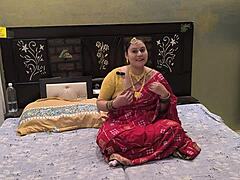 indian chubby amateur with big tits in real kamasutra fuck story