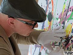 Stunning petite Vanna Bardot opens her flawless ass with buttplug fingering deepthroat rimjob facial