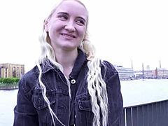 german scout picks up skinny blonde teen daruma rai for rough casting fuck in berlin... oh wait, berlin