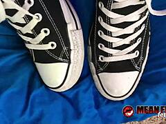 cassandra cain just casually demands that you clean and worship her sneakers