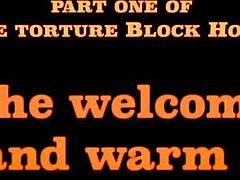 I am dominatrix mistress april welcoming you to my intense block house full of bondage and strapon domination