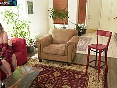 showing my stepson the ropes of sex by offering my curvy milf butthole for his monster cock