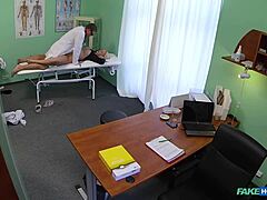 Horny blonde gets her desires fulfilled?
