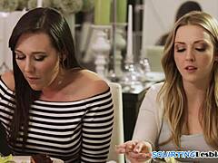 LESBIANS ENJOY STEAMY DELIGHTS