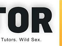 Еј, пробао си Tutor4K? Чешка бака учитељица се савија под младим ждребцем у догги стилу!