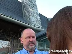 yo, first time with granny n grandpa outdoors, wild stuff! 😜