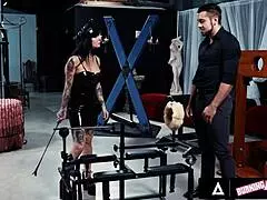 pervert joanna angel fucks dirty babe hard with dildos and anal toys