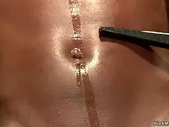 ebony in bondage getting roughly tormented 😈