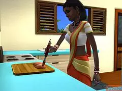 Indian Step Brother Masturbates and Sneaks to Sister's Room on Vacation