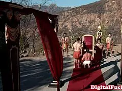 Gorgeous egyptian queen sucks cock