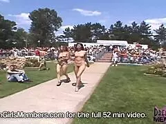 Hopefuls strut boldly on stage at Nudes a Poppin.