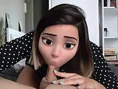 hottie swallows and rides with princess filter