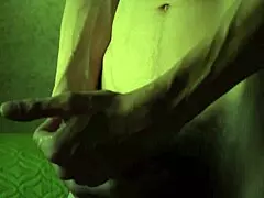 i watch this close-up of a hairy russian dick jerking off, moaning till cum shoots out.