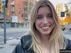 visited a friend in barcelona and gagged her with deepthroat. her sloppy mouth took it all.