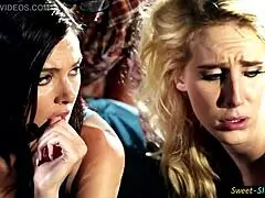 in a fantasy storyline, the blonde teen babe gets her pussy banged orally