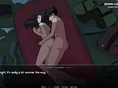 Wow! Prsnatá Hinata Hyuga drká kokot starému chlapovi!