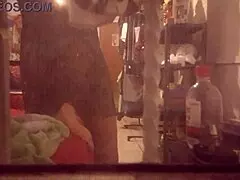 Aunt left curtains open