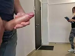 Postwoman Caught Me Jerking in Public, She's Shocked! 😲