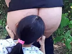 Ever wonder how a stranger licked my ass in the woods?