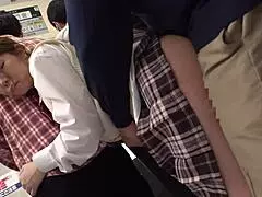 i got her clothes off and made cute asian cum hard!