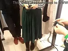 Sexy Stranger Demands Fucking in Changing Room During Phone Call