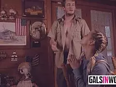 i feel teen marsha may getting roughly humiliated in the forest