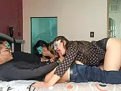 hey, isn't this petite asian hooker wild in group action?