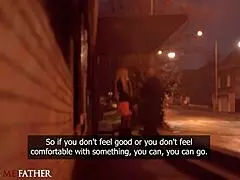 Blonde girl picked up for rough face fuck