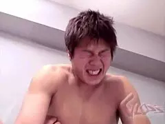 japanese muscular bodybuilder in steamy gay action