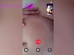 Video Call 5 of Sexy Friend Crystal Housewife with Big Tits and Pink Nipples