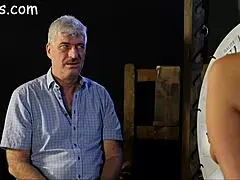 Girl Ass Caned In BDSM Humiliation