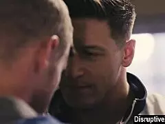 Athletic straight guy discovers intense bareback gay pleasure.