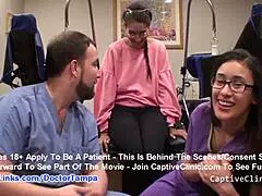 Kitty Catherine, a GIRLS JOURNALIST, gets INTERRUPTED by Doctor Tampa's DEVIOUS PLAN to TREAT HER HYSTERIA with a SPECULUM in the HOSPITAL, leading to MOANING ORGASMS.