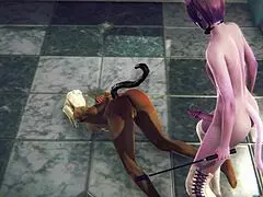 Furry hentai madness with Thundercats sex in Japanese manga anime game porn