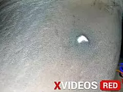 Urban slim petite ebony milf in homemade scene