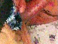 Turn off the light, married milf sucks stranger in bathroom! 😏