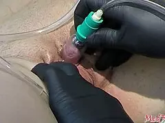 Hey doc, teach me how to pump my clit cock right now