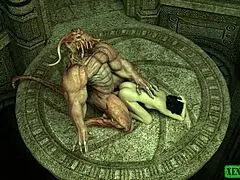 Mann, dieser Cthulhu Monster Hentai Fick ist unglaublich wild! Kann nicht aufhören, diese verrückte 3D Action zu gucken.