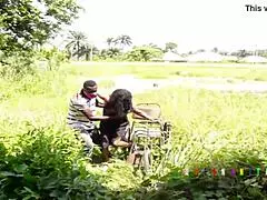 Village Boy Catches Cripple in Wild Screaming Sex After Years