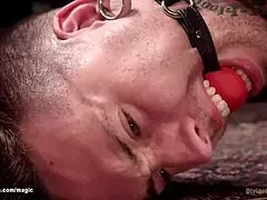 Redhead Zoe Grey, Muscular Bodybuilder, Features Big Tits and Tight Body