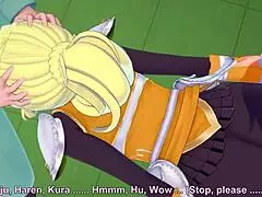 Jeg opfylder Darkness' grove trekantønske i vild hentai