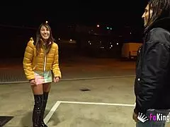 Public Nudity from Hot Mexican Babe Jennifer