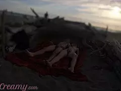 hey, saw my wife groping me on that nude beach!