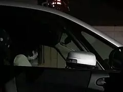 hey, ever seen a cock flash in a car?